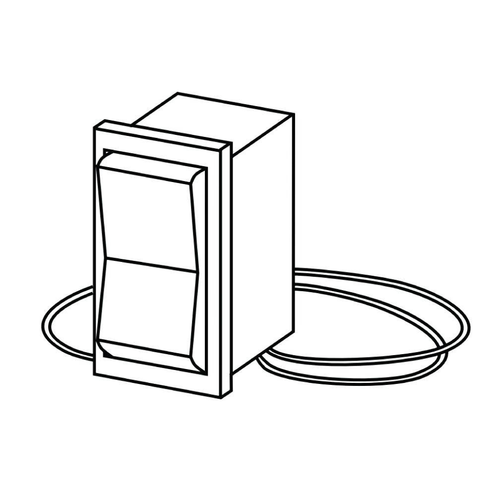 Superior Fireplace Unit-Mountable Rocker Switch with On/Off Controls