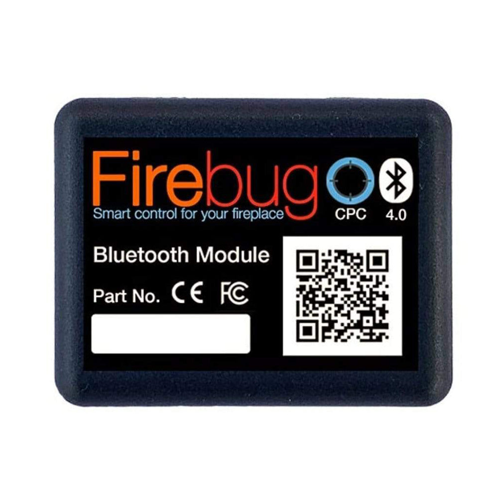 Black Bluetooth module with QR code label and CE/FCC markings