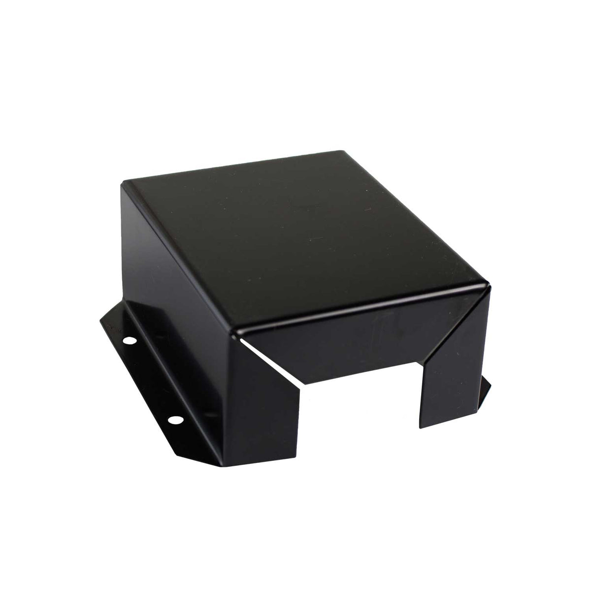 Fireplace receiver module with mounting bracket, black housing