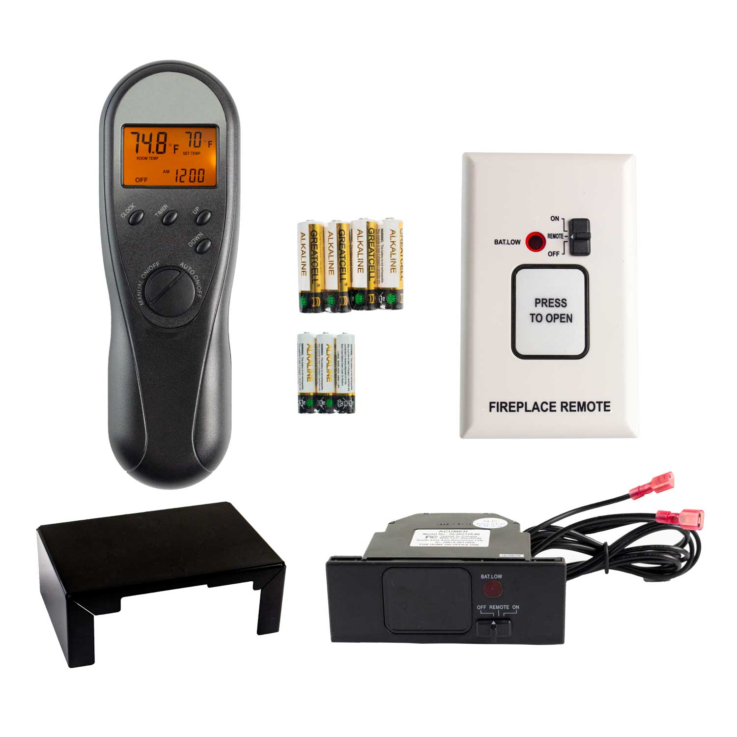 Acumen Timer/Thermostat Fireplace Remote Control