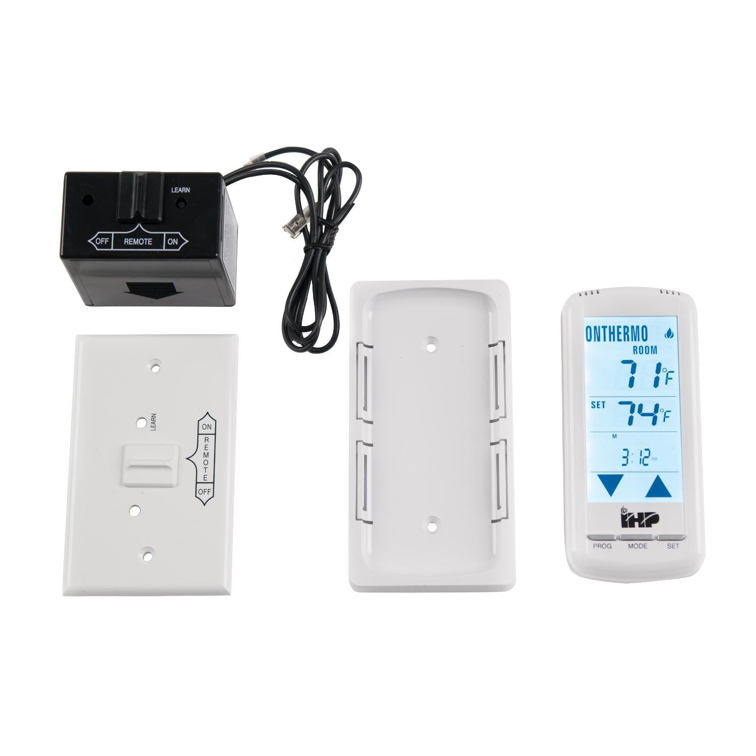 Superior Touch Screen Fireplace Remote with Thermostatic & On/Off Controls & Receiver