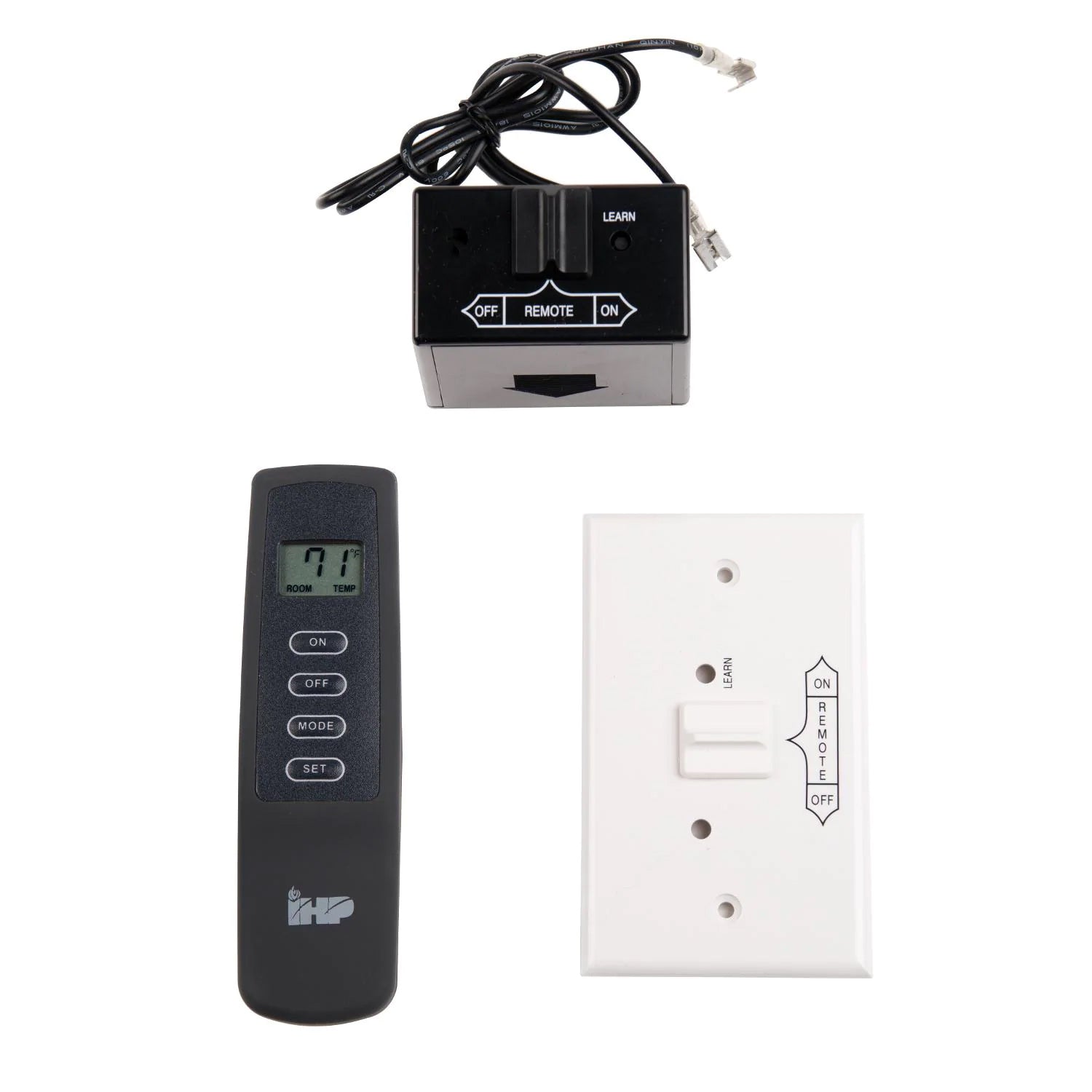 Superior LCD Fireplace Remote with Thermostatic & On/Off Controls & Receiver