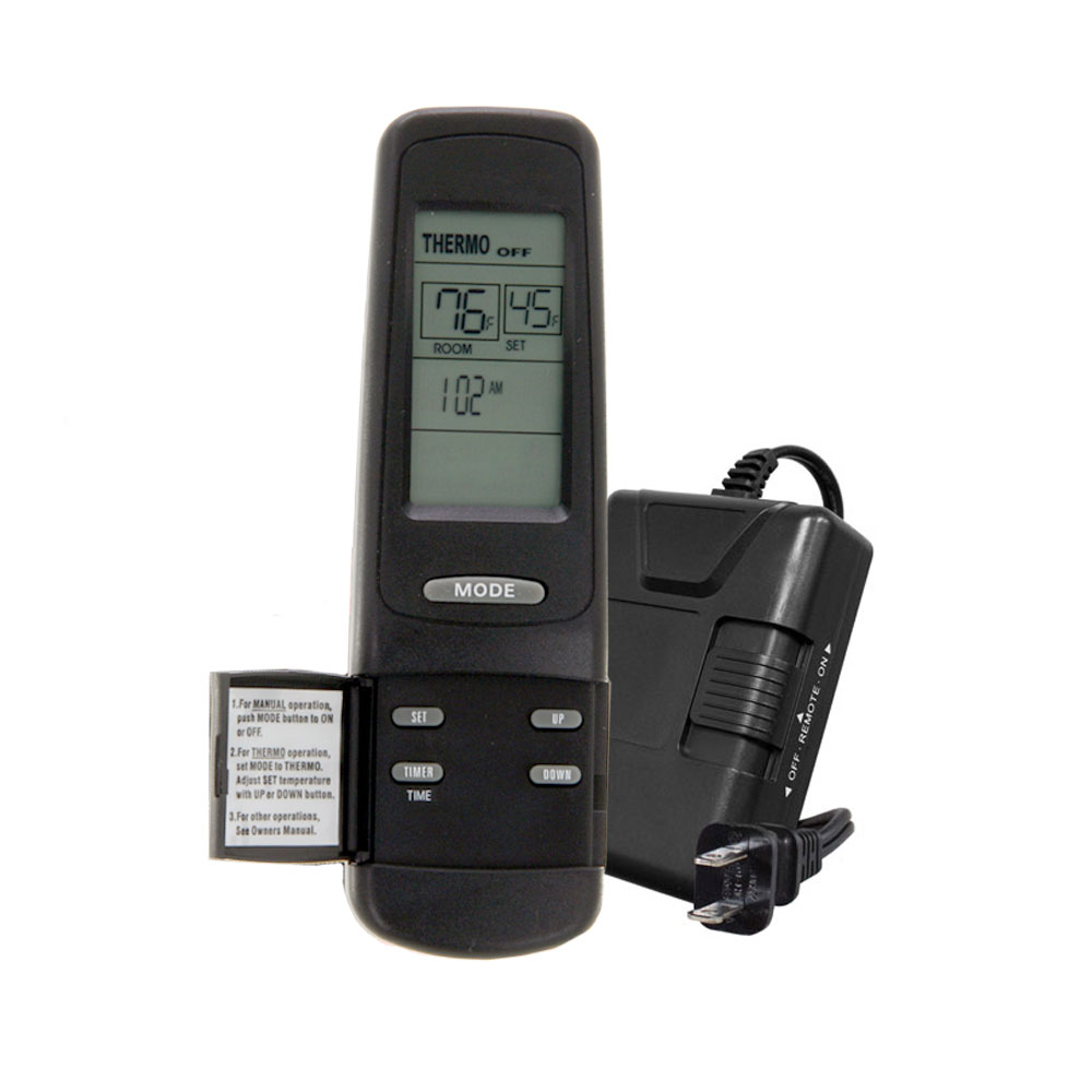 Heat-N-Glo fireplace remote with LCD screen and receiver module